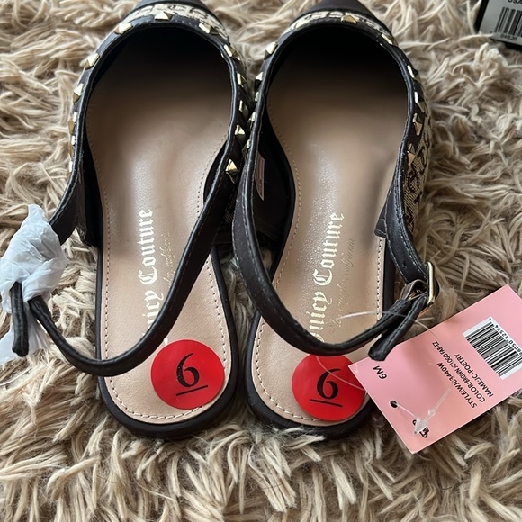 Juicy Couture J.C Poetry Ballet Slingback Pointy Toe Flats - Picture 4 of 6